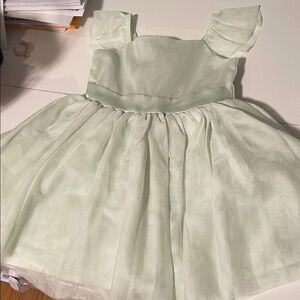 Elegant Mint Green Kids Formal Dress